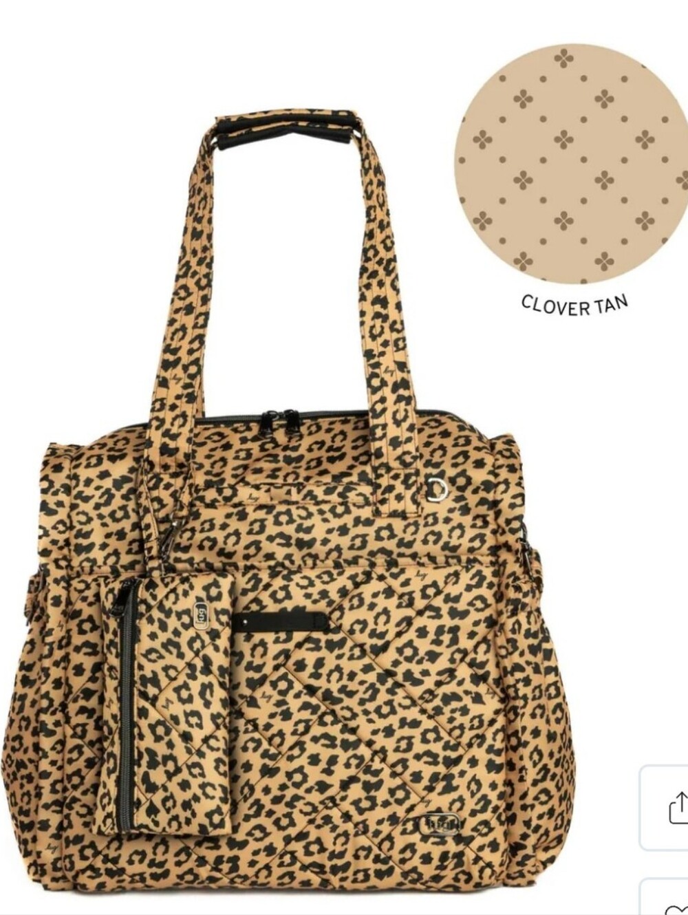 $140 Retail, NWT Lug Saunter And Sway Tote & Wristlet, Fits Stanley Cups!